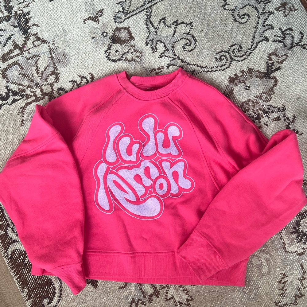 Lululemon Scuba Oversized Pullover Glaze Pink